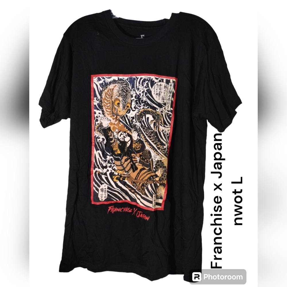 Franchise LA x Japan Samurai Seamonster Kaiji T-Shirt L NWOT